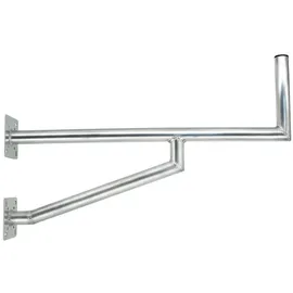 PremiumX 100cm Wandhalter Aluminium zwei Wandplatten SAT Wand-Halterung