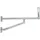 PremiumX 100cm Wandhalter Aluminium zwei Wandplatten SAT Wand-Halterung
