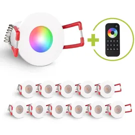 Longlife LED Einbaustrahler Mini 12 RGBW weiß IP65