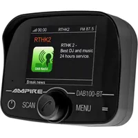 Ampire DAB+ Receiver mit BT-Freisprecheinrichtung inklusive DAB+ Antenne