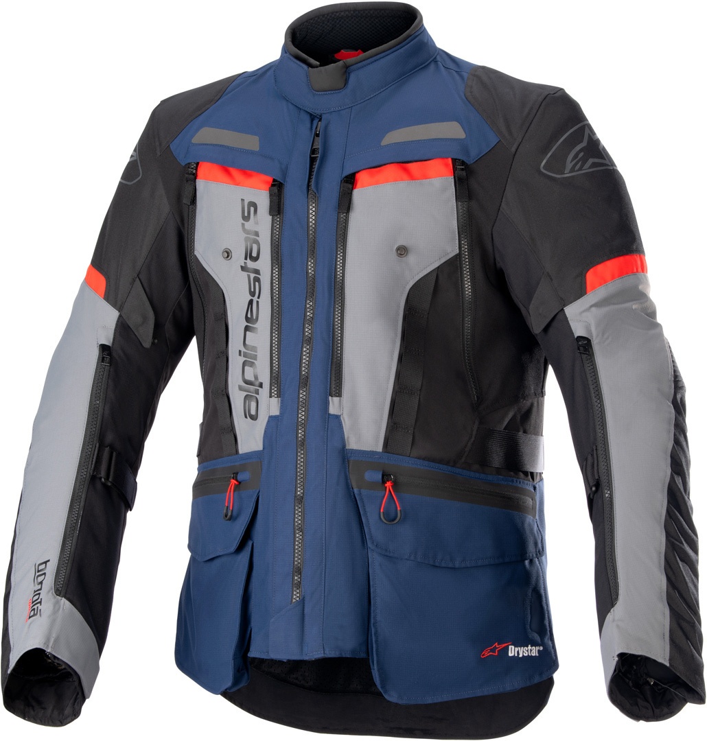 Alpinestars Bogota Pro Drystar® wasserdichte Motorrad Textiljacke, blau, Größe M