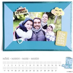 folia Kalender zum Selbstgestalten 23,0 x 24,0 cm