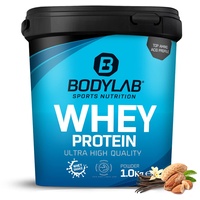 Bodylab24 Whey Protein Pulver, Vanille-Mandel, 1kg