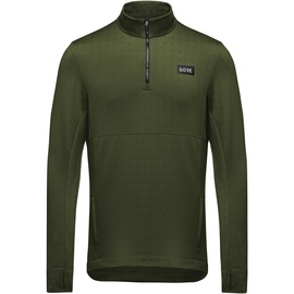 Gore Wear GOREWEAR Everyday Thermo 1/4-Zip Herren, Utility Green, M