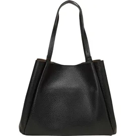 Marc O'Polo Shopper Tasche M Leder 50 cm schwarz