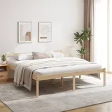 vidaXL Seniorenbett 200x200 cm Massivholz Kiefer