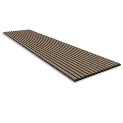 Wandpaneel Jangal Solid 10000 Walnut MDF Furnier (2400x600x22mm)