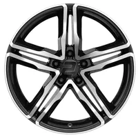 2DRV WH11 schwarz hochglanzpoliert Alufelge 17 Zoll ET40 5x112 ML66.6