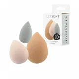 LUSSONI Schwämmchen T4B 3 Teilig Make Up Schwamm Set