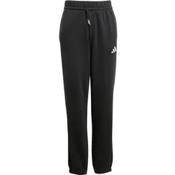 ADIDAS Kinder Hose Slogan Fleece, BLACK, 164