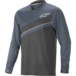 Alpinestars Alps 8.0 LS Fahrrad Jersey, grau-blau, Größe S für Männer