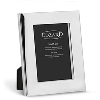 EDZARD Bilderrahmen Udine, versilbert und anlaufgeschützt, für 10x15 cm Foto silberfarben