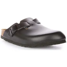 Birkenstock Boston Naturleder schmal schwarz 44