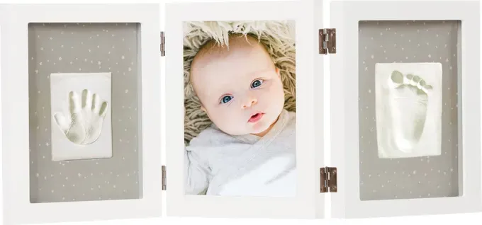 DOOKY Dreifachrahmen Baby Abdruckset 52×22 cm