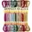 FOLIA Stickgarn Set 2 13 Metallicfarben