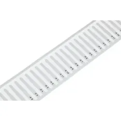 Wago 211-811 Einsteckschild, für Smart Printer, für die Verwendung in Tüllen, weiß 211811
