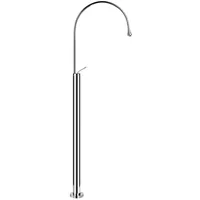 GESSI Goccia freistehende Waschtischarmatur mit 387mm Ausladung - schwarz