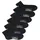 VENICE BEACH Kurzsocken 6-Paar Schwarz 35-38