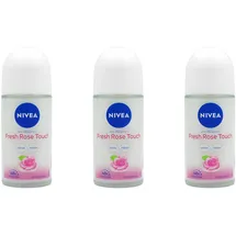 BEIERSDORF Fresh Rose Touch Deo Roll-On 3 x 50 ml