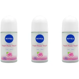 BEIERSDORF Fresh Rose Touch Deo Roll-On 3 x 50 ml
