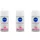 BEIERSDORF Fresh Rose Touch Deo Roll-On 3 x 50 ml