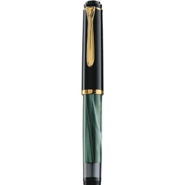 Pelikan Füllhalter M 200, grün marmoriert, Federbreite: B