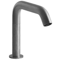 Gessi 316 Cesello, Berührungsloser, elektronisch gesteuerter Waschtisch-Auslauf, integrierter Sensor am Perlator, Ausladung 154mm, 54481708, Farbe: Kupfer gebürstet PVD