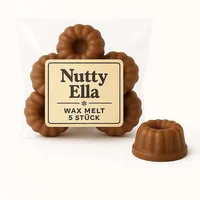Duftmelt Duftwachs Nutty Ella - Haselnusscreme | 5er Set - Duftkerzen