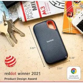 SanDisk Extreme 8 TB USB 3,2 Gen 2 Schwarz SDSSDE61-8T00-G25