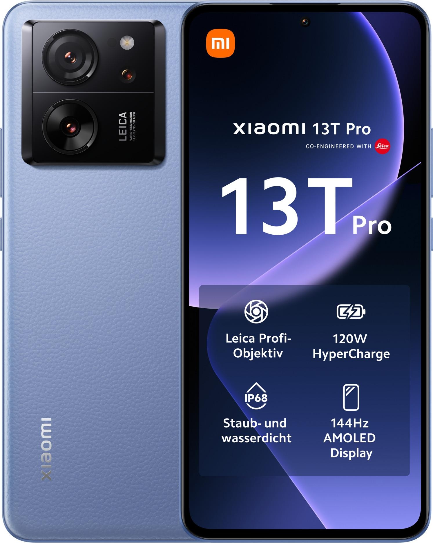 Xiaomi 13T Pro (512 GB, Alpine blue, 6.67", Dual SIM, 50 Mpx, 5G), Smartphone, Blau