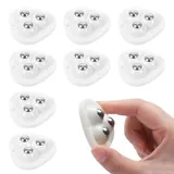 EBHO 8 Stück Rollen Für Möbel,Möbelrollen Klein,Möbelrollen Flach,Möbelrollen,Mini-Rollen,Für Mülleimer Und Alle Arten Von Kleinmöbeln