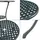 casa.pro Bistro-Set Vena 3-tlg. Dunkelgrau/Grün