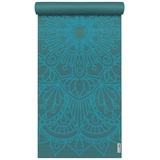 Yogistar Yogamatte Yogimat® Basic - Art Collection - Lotus Mandala Petrol