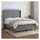 vidaXL Boxspringbett 140 x 200 cm Dunkelgrau