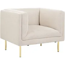 Beliani Sessel Moen Stoff 72 x 71 x 70 cm Beige