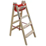 Euroline Holz Comfort-Stufenstehleiter 4 Stufen