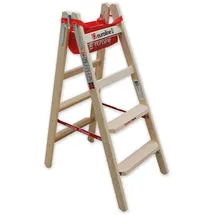 Euroline Holz Comfort-Stufenstehleiter 4 Stufen
