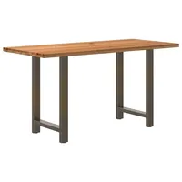 VidaXL Esstisch Bartisch Hellbraun 180x80x92 cm Massivholz Eiche Rechteckig