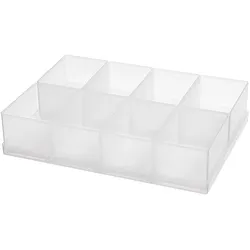 raaco Einsatz 55 8xA8-1, Teiler-Set, Transparent, Polypropylen (PP), 220 mm, 160