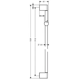 Hansgrohe Unica Crometta 90 cm, chrom