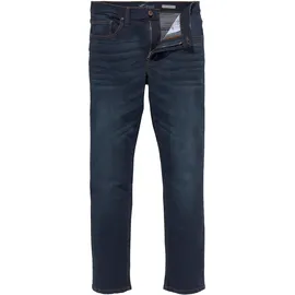 Arizona Stretch-Jeans ARIZONA, Herren, Gr. 33, Länge 34, blau (dkblauused), Denim/Jeans, Obermaterial: 98% Baumwolle, 2% Elasthan, unifarben, Basic, straight fit lang, Jeans, gerade Beinform, niedrige Leibhöhe, mit Gürtelschlaufen