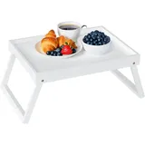 Betttablett Bambus Frühstückstablett Serviertablett