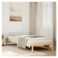 vidaXL Massivholzbett Extra Lang ohne Matratze 100x220 cm Kiefernholz