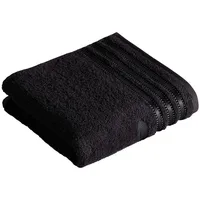 VOSSEN Cult de Luxe Handtuch 50 x 100 cm schwarz 2 St.