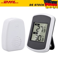 Thermometer Innen/Ausen,Hygrometer Thermometer ,Funk Thermometer mit Außensensor