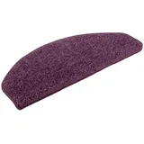 Karat Shaggy Stufenmatte Barcelona Halbrund 23,5 x 65 cm Lila