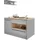 Stella Trading Kochinsel Denver 145 x 90 x 90 cm Grau