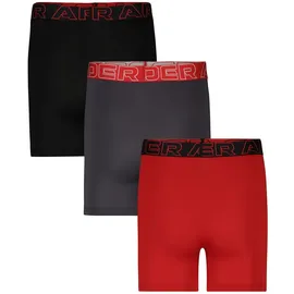 Under Armour Jungen Boxershorts TECH-SOLID 3 Pack UWSHJ04F-989 127-137 - black/red - 127-137