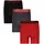 Under Armour Jungen Boxershorts TECH-SOLID 3 Pack UWSHJ04F-989 127-137 - black/red - 127-137