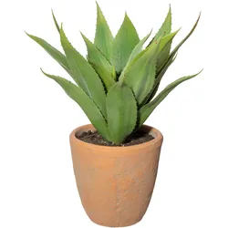 Kunstpflanze Agave - grün